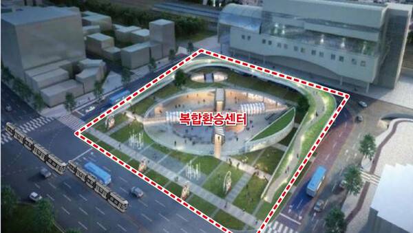 복합환승센터 구상도. (자료=한국철도기술연구원)