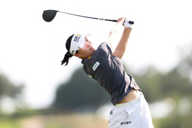 1언더파 71타를 친 방신실. 사진 제공=AFP연합뉴스