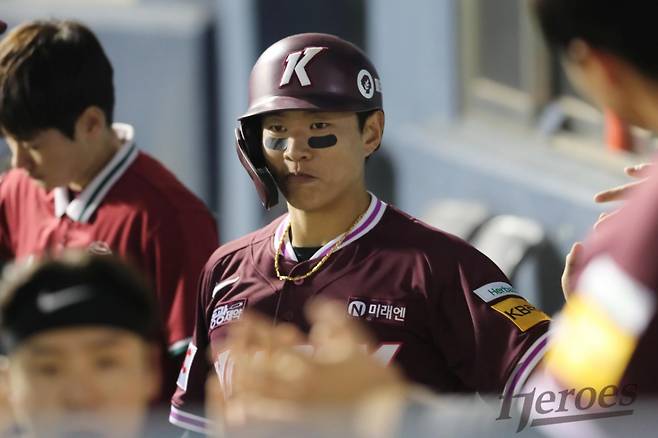송성문(가운데). /사진=키움 히어로즈 제공