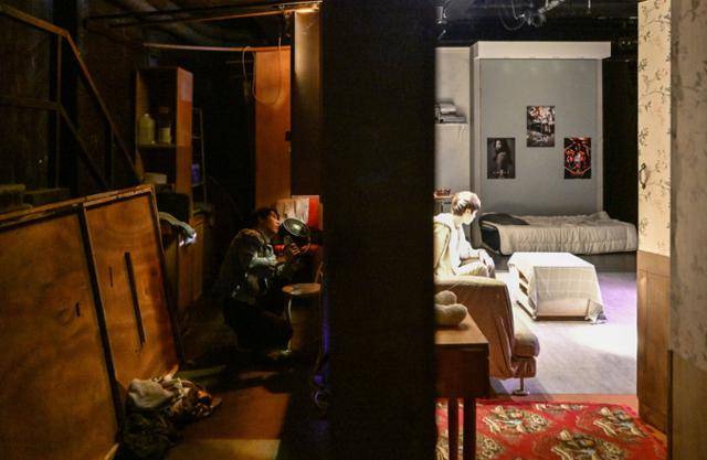 11일 서울 종로구 서연아트홀에서 열린 연극 공연 및 비하인드.