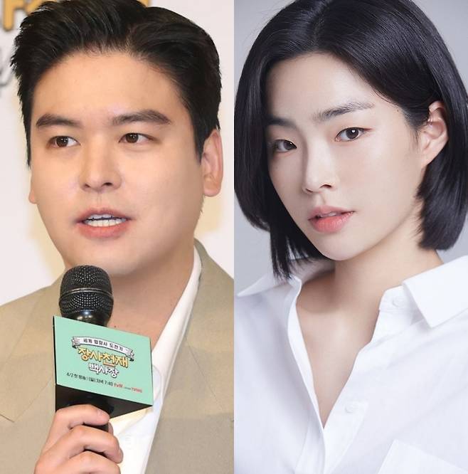 왼쪽부터 배우 이장우·조혜원