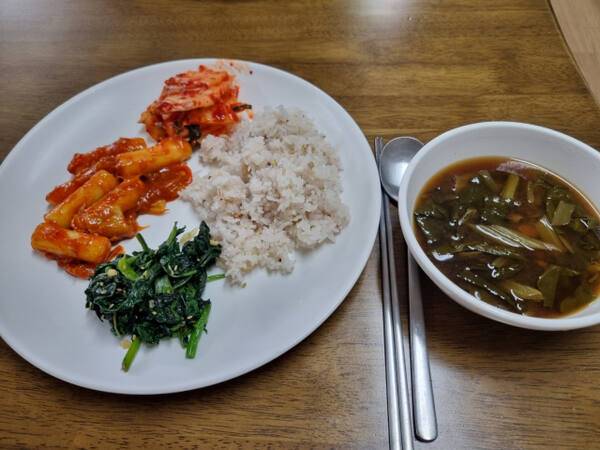 경로당 한끼 식단. 하남시 홈페이지 캡처