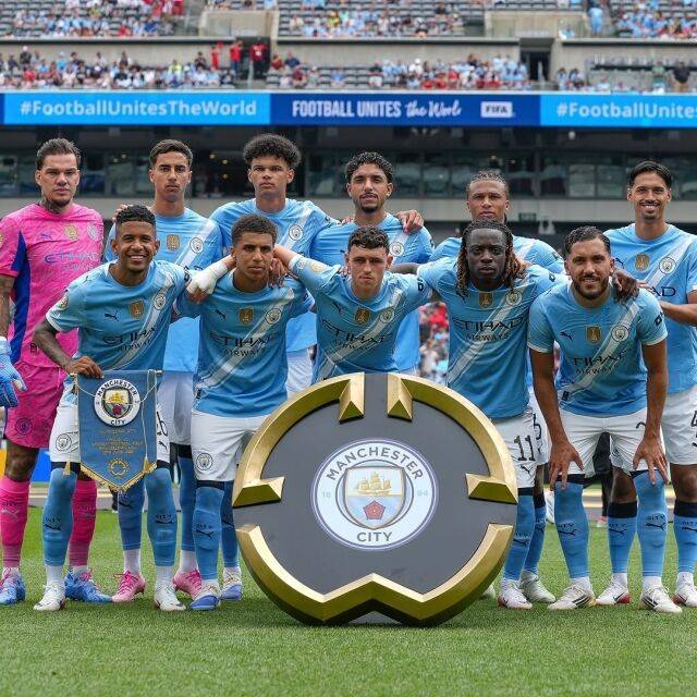 맨시티 유니폼을 입고 클럽 월드컵에 출전한 셰르키./소셜미디어