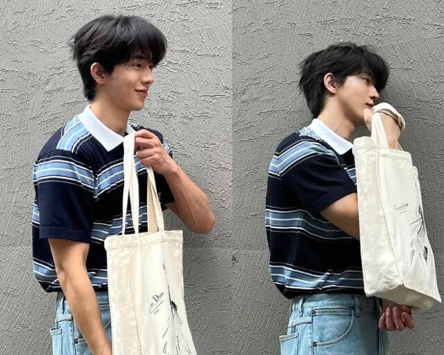 남주혁이 디올 에코백 홍보에 나섰다. / 남주혁 소셜미디어