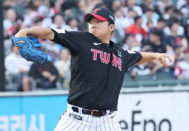 LG 송승기. /사진=김진경 대기자