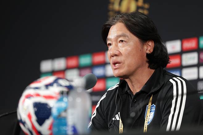 뉴저지 메트라이프 스타디움(뉴저지, 미국)/ 2025 피파 클럽월드컵/ 2차전/ 플루미넨시FC vs 울산HDFC/ MD-1/ 공식 인터뷰/ 울산 김판곤 감독/ 사진 김정수