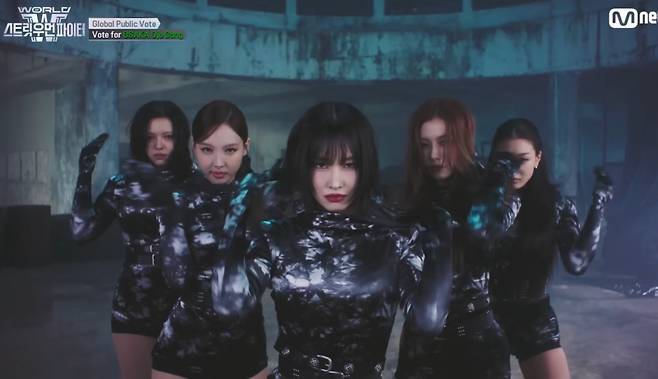 사진=엠넷 ‘월드 오브 스트릿 우먼 파이터’ 메가 크루 미션 영상 캡처.