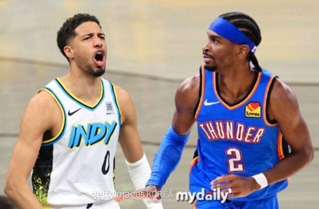 길저스-알렉산더(오른쪽)와 할리버튼. /게티이미지코리아