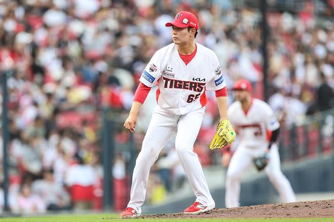 KIA 성영탁은 21일까지 1군 13경기 17.2이닝 무실점 투구를 이어가며 불펜진에 활력을 불어넣고 있다. 사진제공|KIA 타이거즈