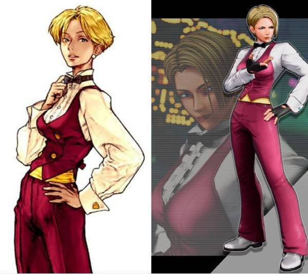 시리즈 별로 느낌이 너무 다르다.. 짧은 금발에 바지 라는 것 외에 공통점을 찾기 어려울 정도