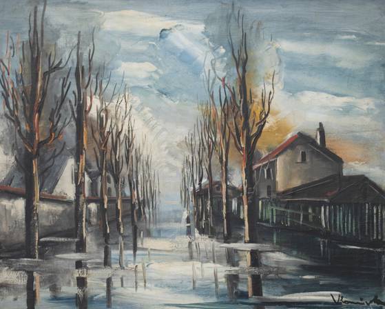 모리스 드 블라맹크의 ‘홍수’는 거침없는 붓 터치와 강렬한 색채로 자연의 격동과 변화를 표현했다. ⓒ Johannesburg Art Gallery, Johannesburg