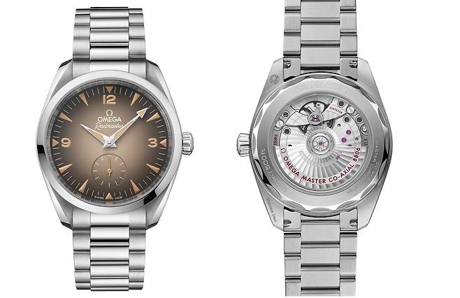 항자성능이 뛰어난 오메가 마스터 코-액시얼 칼리버 8806의 모습을 시계 뒷면을 통해 볼 수 있다. 사진 오메가