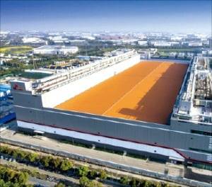 SK하이닉스 중국 우시 D램 공장. SK하이닉스 제공