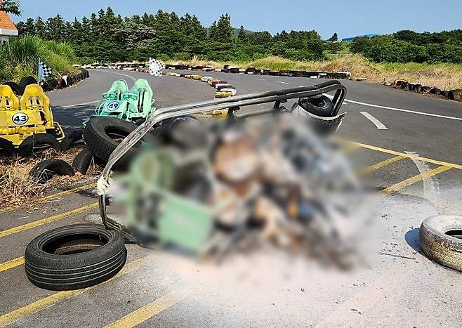 지난달 29일 제주 서귀포시 한 테마파크에 있는 카트장에서 카트 화재가 발생했다. 이 사고로 10대 탑승자가 화상을 입고 치료를 받았으나 25일 만에 끝내 숨졌다./사진=제주소방안전본부 제공