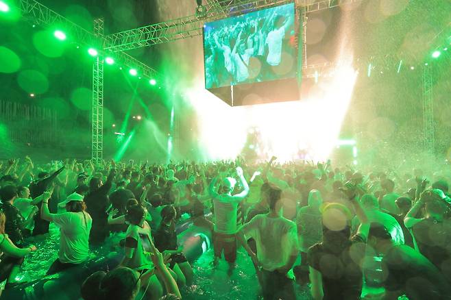 오는 7월26일부터 열릴 장흥물축제 야간물파티