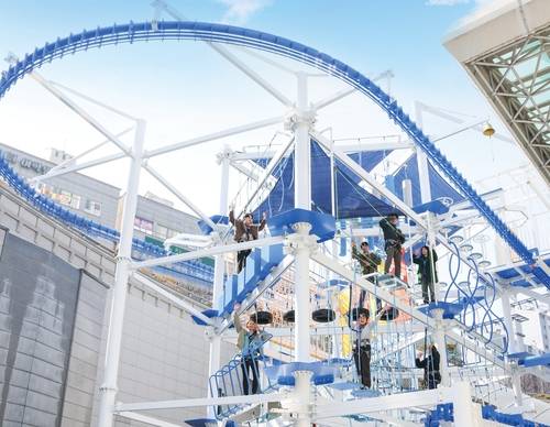 달서 하이로프 클라이밍장 [대구 달서구 제공. 재판매 및 DB금지