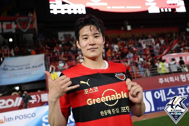 포항 시절 박승욱. 사진 | 한국프로축구연맹