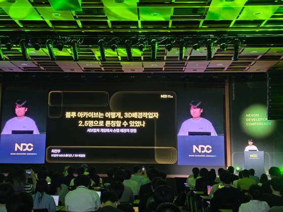 ‘블루 아카이브는 어떻게 3D배경작업자 2.5명으로 론칭할 수 있었나’ 강연