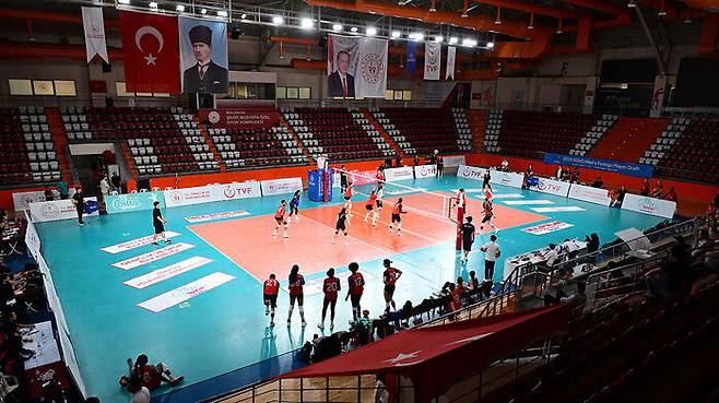 올해 프로배구 트라이아웃이 열린 튀르키예 이스탄불