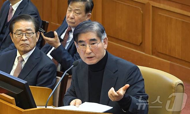 김용현 전 국방부 장관 (헌법재판소 제공) 2025.1.23/뉴스1