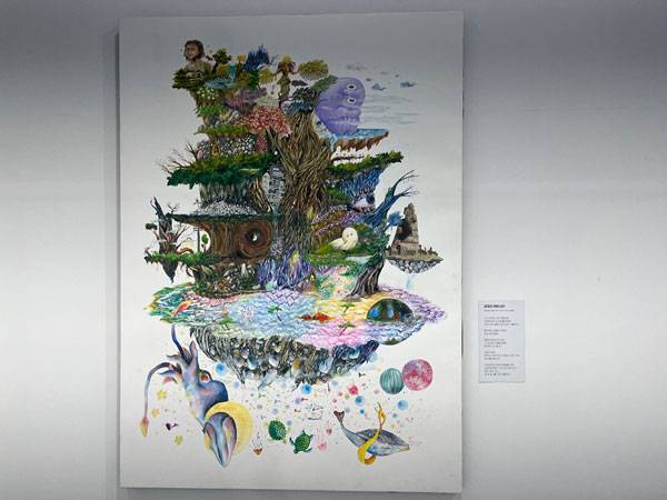 함정민 작가가 그린 '감정의 케렌시아'. 케렌시아란 투우소가 투우 경기 중 잠시 쉬어가는 장소를 일컫는다./사진=신소영 기자