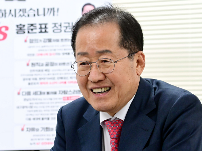 홍준표 전 대구시장. 이상섭 기자