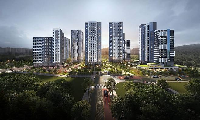 하남 교산 A3블록 민간참여 공공주택사업 조감도. 금호건설 제공