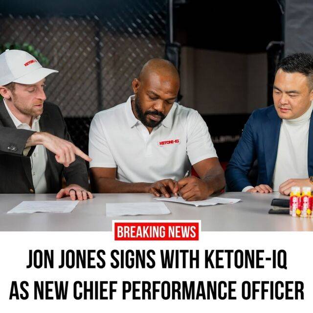 건강보조식품 회사 '케톤'의 CPO로 임명된 존 존스. /SNS