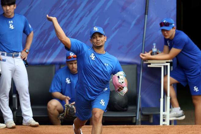 ▲ 가라비토는 커맨드에서는 물음표가 있지만, 구위 하나만 놓고 보면 KBO리그에서도 충분히 통할 만한 기량을 가지고 있다는 평가다 ⓒ삼성라이온즈