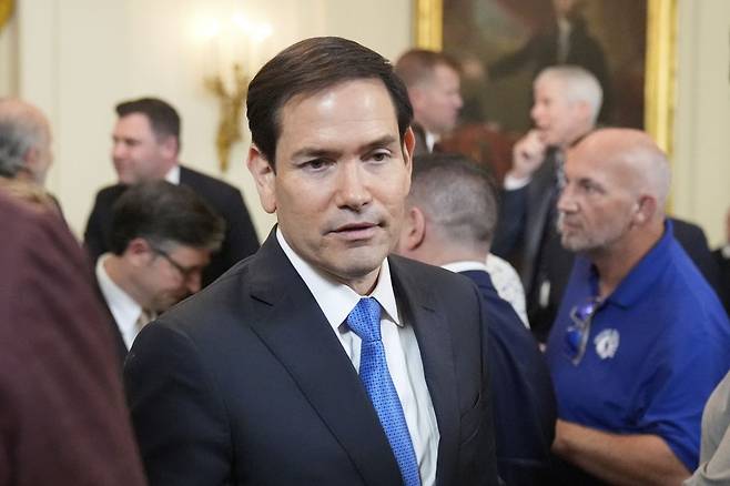 마코 루비오 미 국무장관. AP연합뉴스