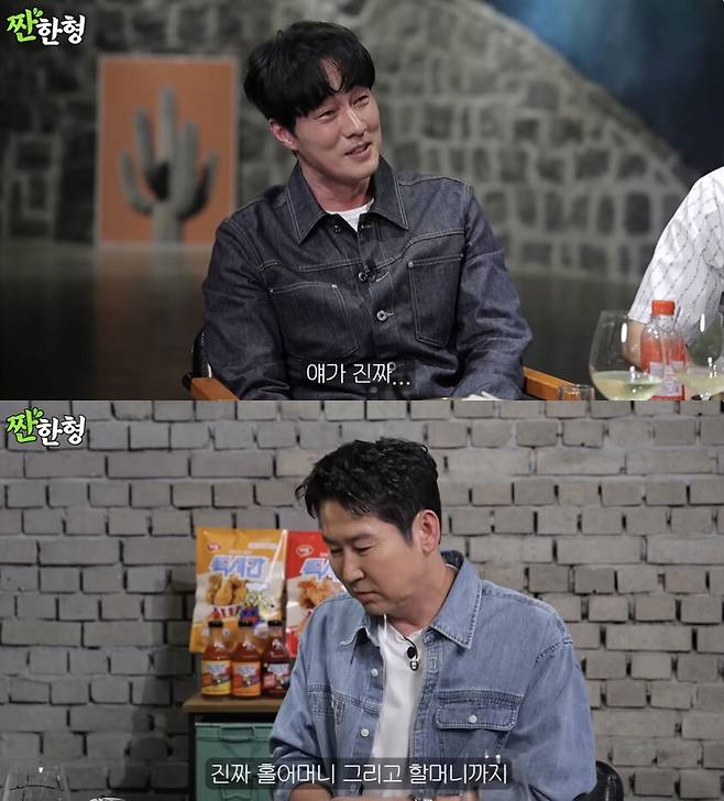 소지섭(위), 신동엽. 유튜브 채널 ‘짠한형 신동엽’ 캡처