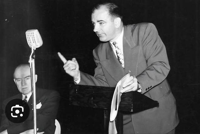 빨갱이 사냥을 주장하는 조지프 매카시 / 손호철 제공