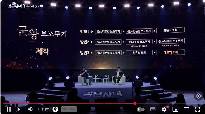 군왕 보조무기 제작방법