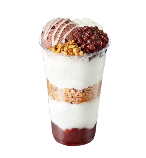 메가커피 팥빙젤라또 파르페.