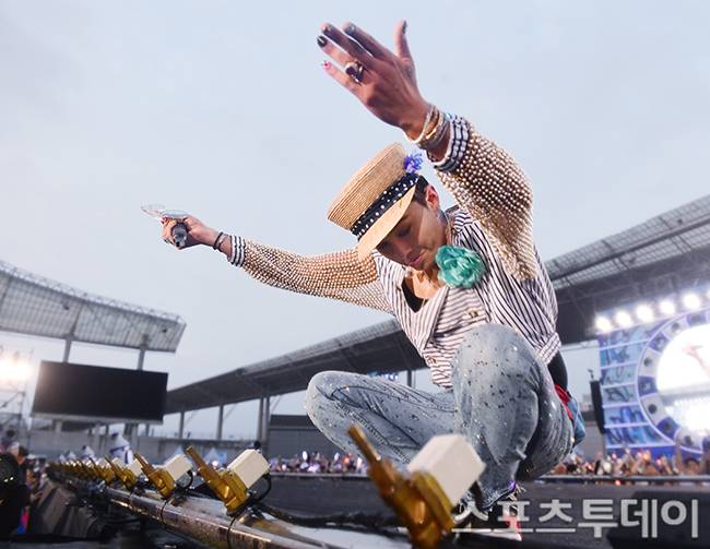 싸이 흠뻑쇼 지드래곤 / 사진=권광일 기자