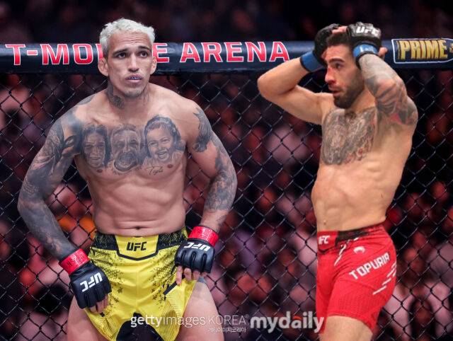 토푸리아(오른쪽)와 올리베이라. /게티이미지코리아