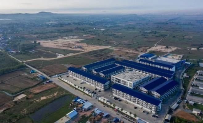 국제앰네스티가 추정한 캄보디아 '사기 작업장' 모습. 국제앰네스티