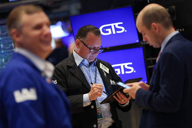 미국 뉴욕증권거래소. / AFP 연합뉴스