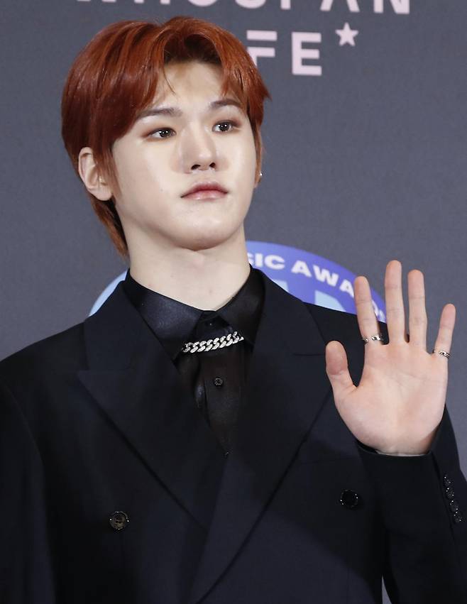 그룹 저스트비 멤버 배인. 2024.2.17. 뉴스1