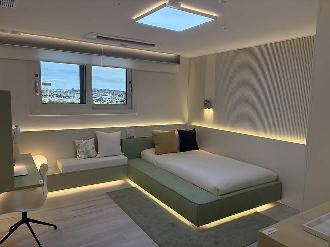 분리 임대가 가능한 84㎡C 타입 침실의 모습. 정주원 기자