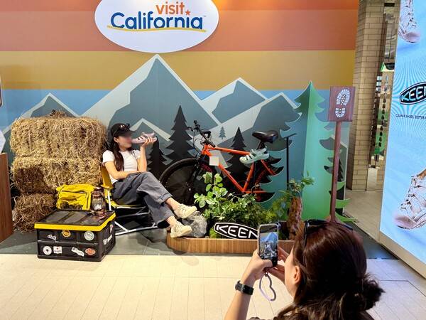 캘리포니아관광청 한국사무소가 지난 6월24일, 서울숲과 성수동 일대에서 미국 아웃도어 슈즈 브랜드 킨(KEEN)과 함께 'Walk into California with KEEN(워크 인투 캘리포니아 위드 킨)' 팝업 이벤트를 개최했다 / 손고은 기자