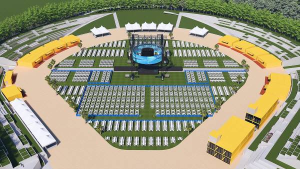 2025 대구치맥페스티벌 메인 무대 조감도