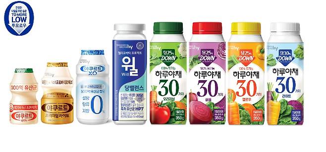 hy, 건강한 식문화를 위한 '투모로우 캠페인' 전개…로우스펙 제품 인기몰이. hy 제공