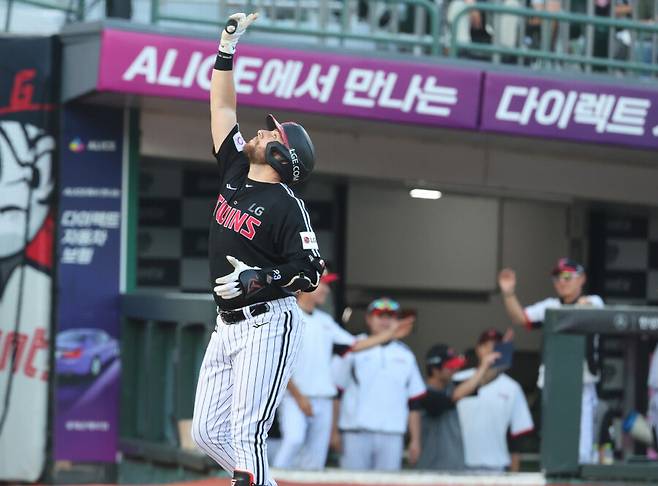▲ LG 오스틴은 LG 타자 최초로 3년 연속 20홈런을 기록했다. ⓒ연합뉴스
