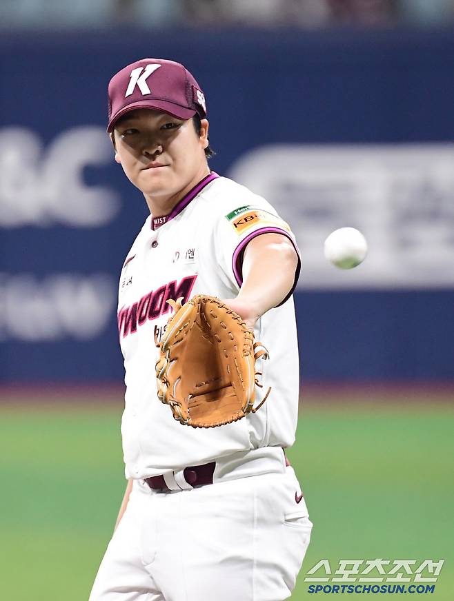 19일 서울 고척돔에서 열린 키움과 SSG 경기. 선발 투구하고 있는 키움 박주성. 고척=송정헌 기자songs@sportschosun.com/2025.06.19/