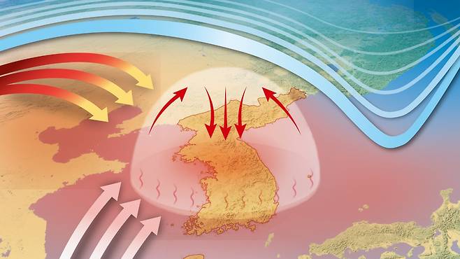 열돔 현상의 예시 /조선DB