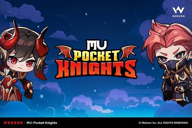 웹젠 신작 게임 뮤 포켓나이츠 BI 공개