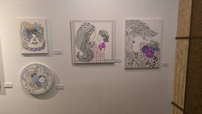 제주초록탱글전시회 출품 작품