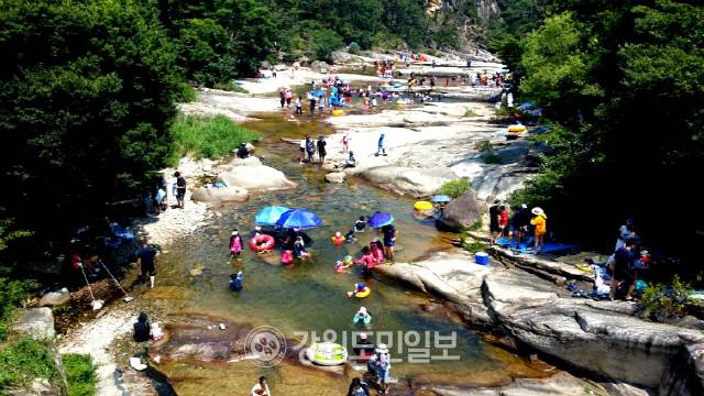 ▲ 동해시 무릉계곡 모습.