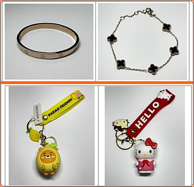 특허청 상표경찰에 압수된 위조상품들. 특허청 제공